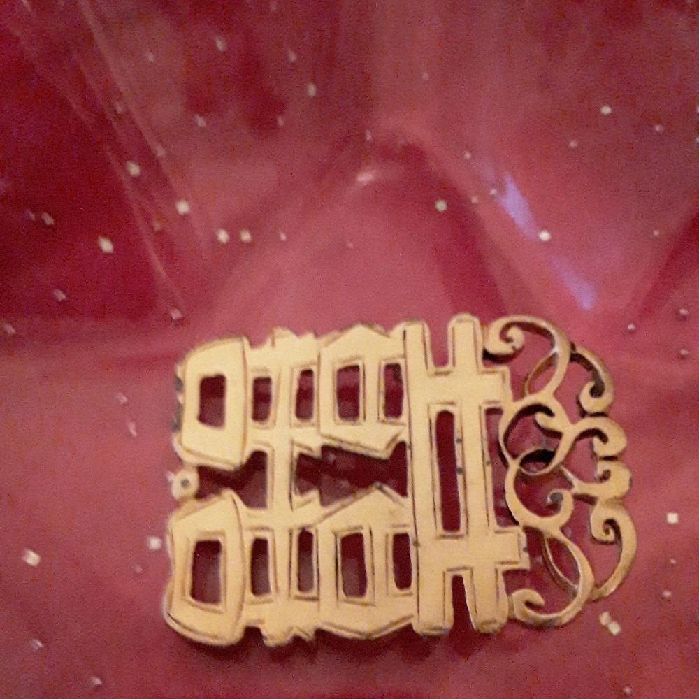 Gold Unique Brooch